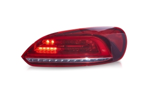  LED-Rückleuchten Lightbar Kirschrot für VW Scirocco III Vorfacelift ab 08-14