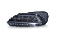  LED-Rückleuchten Lightbar Schwarz für VW Scirocco