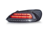  LED-Rückleuchten Lightbar Schwarz für VW Scirocco