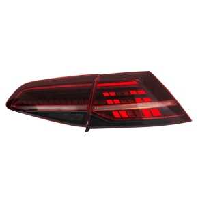  LED-Rückleuchten Dynamisch Lightbar Schwarz für VW Golf 7 Vorfacelift ab 12-17