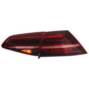  LED-Rückleuchten Dynamisch Lightbar Schwarz für VW Golf 7 Vorfacelift ab 12-17