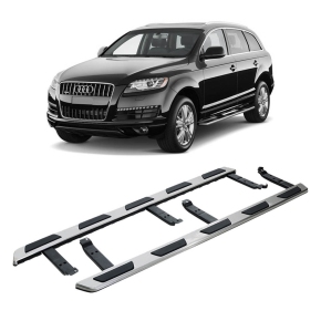 Trittbretter Seitenstufen Schweller + Schrauben passt für Audi Q7 (4L) 2006-2015