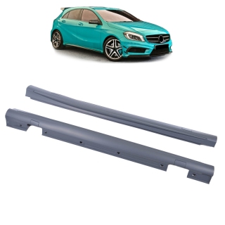 SET Sport Seitenschweller für Mercedes A-Klasse (W176), CLA (C117,X117) ab 12-18