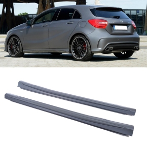 SET Sport Seitenschweller für Mercedes A-Klasse (W176), CLA (C117,X117) ab 12-18