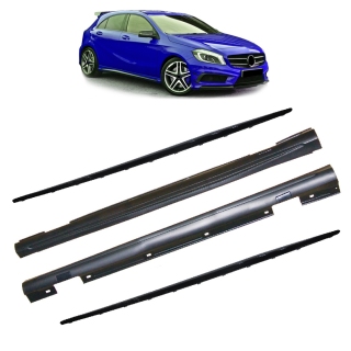 SET Sport Seitenschweller für Mercedes A-Klasse (W176), CLA (C117,X117) ab 12-18