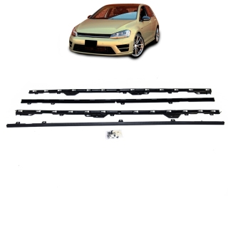 SET Sport Seitenschwellerleisten schwarz matt für VW Golf 7 VII 5-Türer ab 12-20
