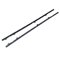 SET Sport Seitenschwellerleisten schwarz matt für VW Go
