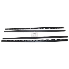  SET Sport Seitenschwellerleisten schwarz matt für...