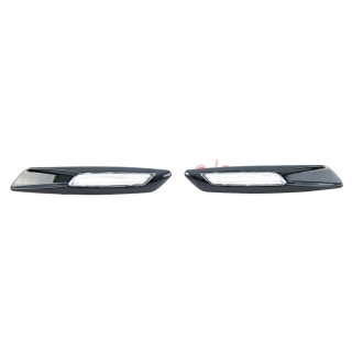 LED-Seitenblinker klar-schwarz für BMW E60, E61, E82, E88, E90, E91, E92, E93