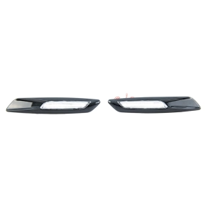 LED-Seitenblinker klar-schwarz für BMW E60, E61,...