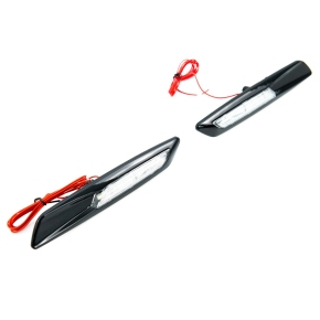 LED-Seitenblinker klar-schwarz für BMW E60, E61, E82, E88, E90, E91, E92, E93