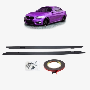 SET Sport Seitenschwelleransätze schwarz matt...