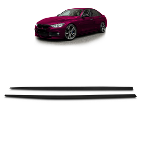 Set Sport Seitenschweller Leisten Schwarz matt für...