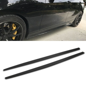 Set Sport Seitenschweller Leisten Schwarz matt für BMW 3er F30 F31 ab 11 M-Paket