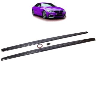 Set Sport Seitenschweller Leisten Carbon für BMW 4er F32 F33 F36 ab 2013 M-Paket