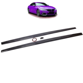 Set Sport Seitenschweller Leisten Carbon für BMW 4er...