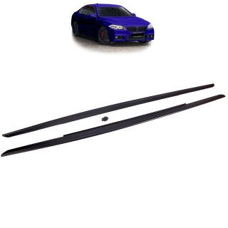 SET Sport Seitenschwelleransätze schwarz matt für BMW 5er (F10/F11) ab 2010-2017