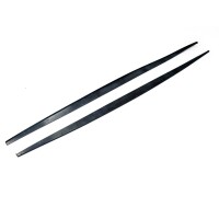 SET Sport Seitenschwelleransätze schwarz matt für 