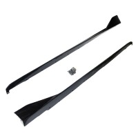 Set Sport Seitenschweller Leisten Schwarz glanz für BMW