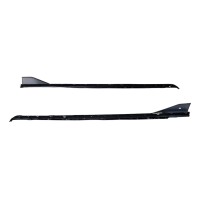 Set Sport Seitenschweller Leisten Schwarz glanz für BMW