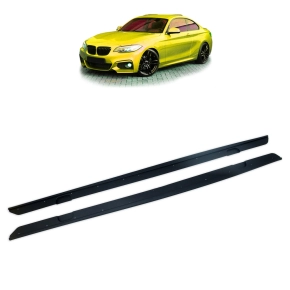 Set Sport Seitenschweller Leisten Schwarz matt für...