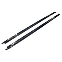 Set Sport Seitenschweller Leisten Schwarz glanz für BMW