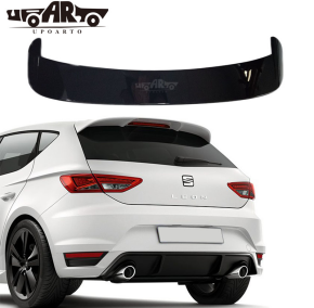 Sport-Dachkantenspoiler Lippe Schwarz glanz für Seat...