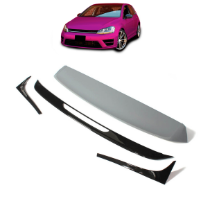 Sport-Dachkantenspoiler Lippe Schwarz glanz für VW...