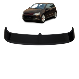 Sport-Dachkantenspoiler Lippe Schwarz glanz für VW Polo V (5) ab 2009-2017 WRC