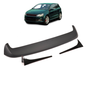 Sport-Dachkantenspoiler Lippe Schwarz glanz für VW...
