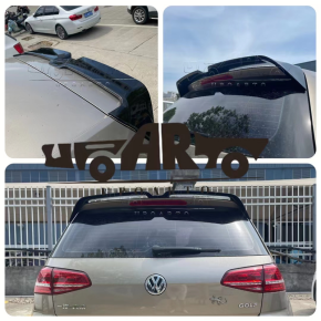 Sport-Dachkantenspoiler Performance Schwarz glanz...