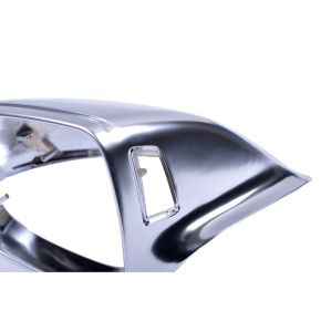 Spiegelkappen Silber Alu matt Audi Q5 8R, Q7 4L mit Totwinkel LED ab 2006-2017