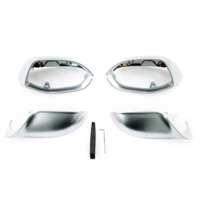 Spiegelkappen Silber Alu matt Audi A7 C7 Vorfacelift ab...