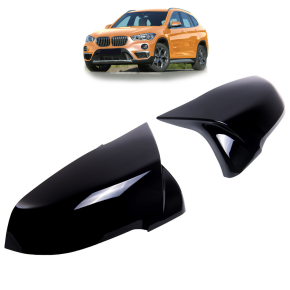 Set Spiegelkappen Sport Schwarz glanz BMW X1 (F48) ab...
