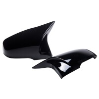 Set Spiegelkappen Sport Schwarz glanz BMW X1 (F48) ab 2015-2