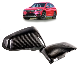  Set Spiegelkappen Sport Carbon für BMW X1 (F48) ab 2015-2022