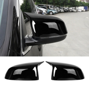 Set Spiegelkappen schwarz glanz BMW X3 (F25),X4 (F26),X5 (F15),X6 (F16) ab 10-19