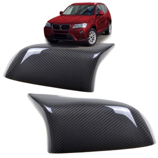 Set Spiegelkappen Carbon BMW X3 (F25),X4 (F26),X5 (F15),X6 (F16) ab 10-19