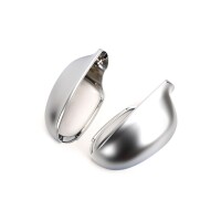  Sport Spiegelkappen Silber Alu matt für VW Golf V, Jet