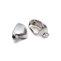  Sport Spiegelkappen Silber Alu matt für VW Golf V, Jet