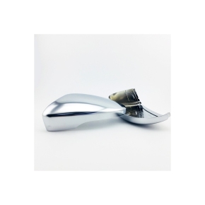 Sport Spiegelkappen Silber Alu matt für VW Beetle Passat Scirocco III ab 08-19