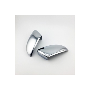 Sport Spiegelkappen Silber Alu matt für VW Beetle Passat Scirocco III ab 08-19