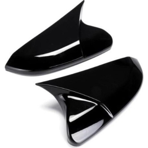 Set Spiegelkappen schwarz glanz VW EOS (1F), Golf VI, Touran (1T3) ab 08-13