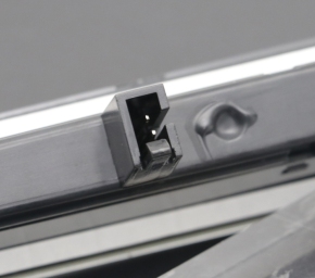 3. Bremslicht LED Klarglas Schwarz passt für VW T5 ab 2003-2015 mit Heckklappe