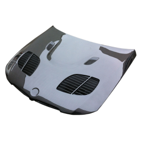 Echt-Carbon Motorhaube GTR Style + Dome passt für BMW 3er E90 E91 VFL ab 05-08