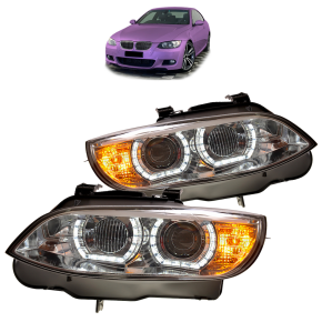 Xenon-Scheinwerfer Chrom Klarglas SET passt für BMW...