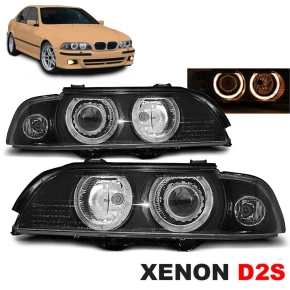 Xenon-Scheinwerfer Schwarz für BMW 5er (E39) ab...