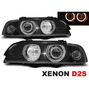 Xenon-Scheinwerfer Schwarz für BMW 5er (E39) ab 1995-2000