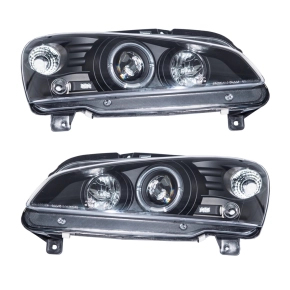 Design Scheinwerfer SET Schwarz Angel Eyes passt für...