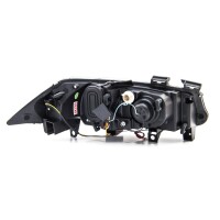 Halogen Design Scheinwerfer SET Chrom für Renault Megan